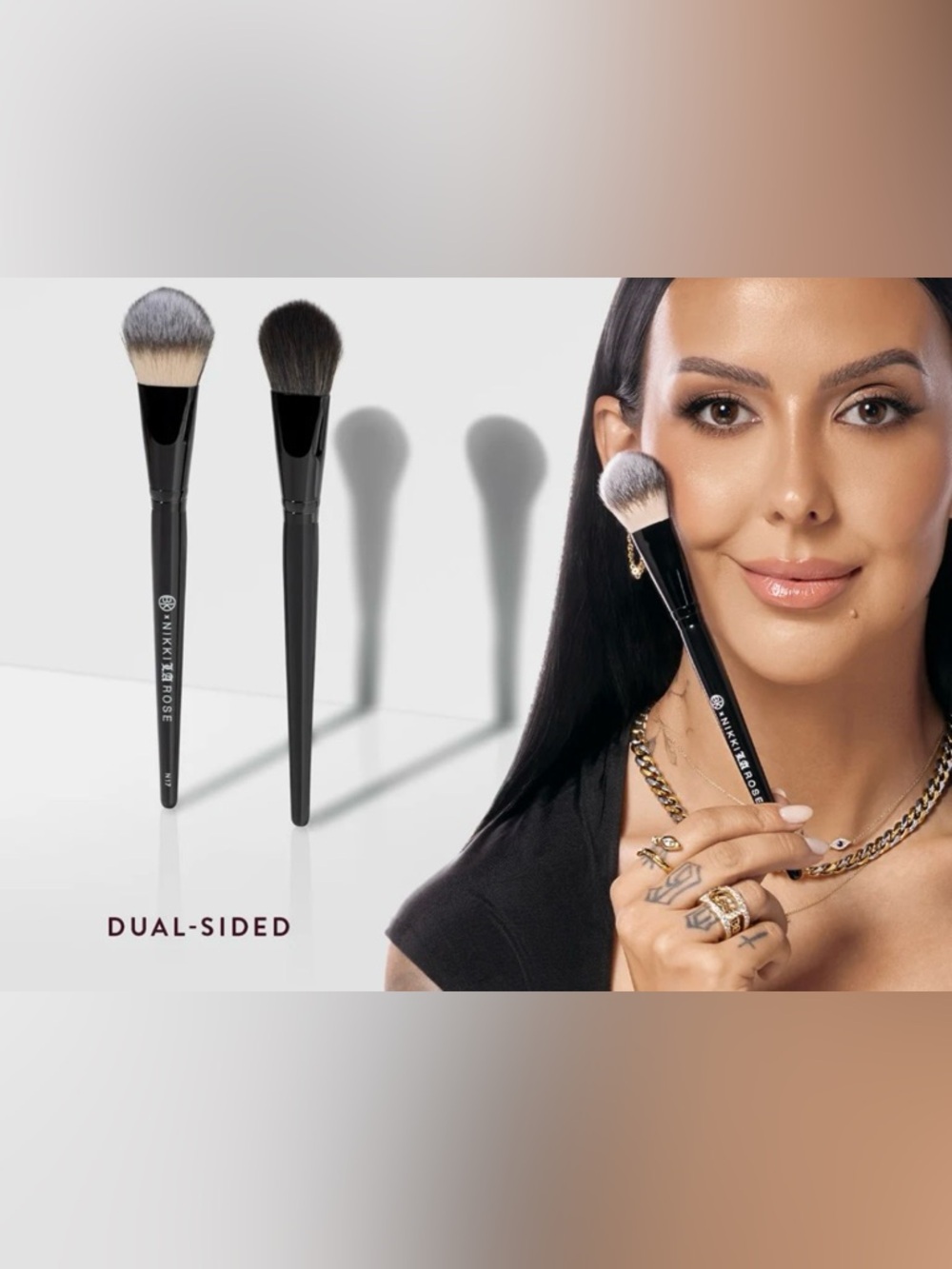 BK Beauty Nikki La Rose Pro Artist Make Up Brush 7 Pcs Set BNIB 🔖 - Picture 3 of 10